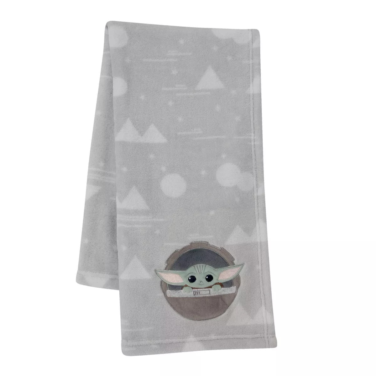 Lambs & Ivy Star Wars The Child/Baby Yoda Appliqued Fleece Baby Blanket | Target