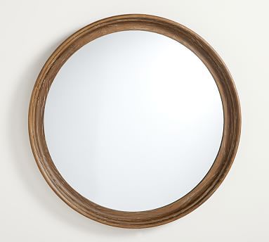 Malone 37" Round Wall Mirror | Pottery Barn (US)