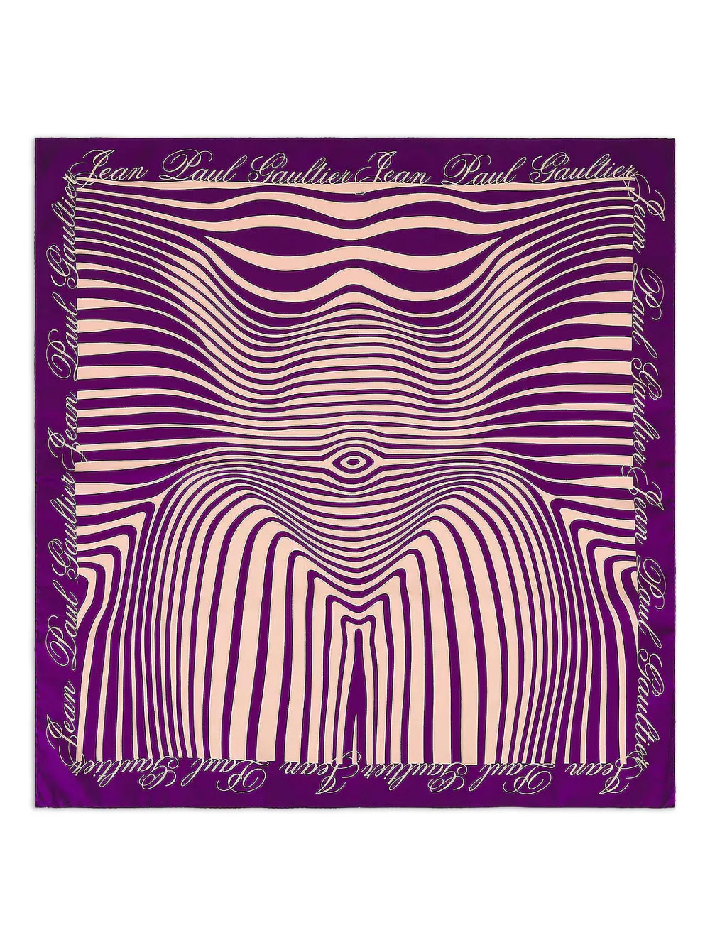 Jean Paul Gaultier striped-pattern Scarf | Purple | FARFETCH | Farfetch Global