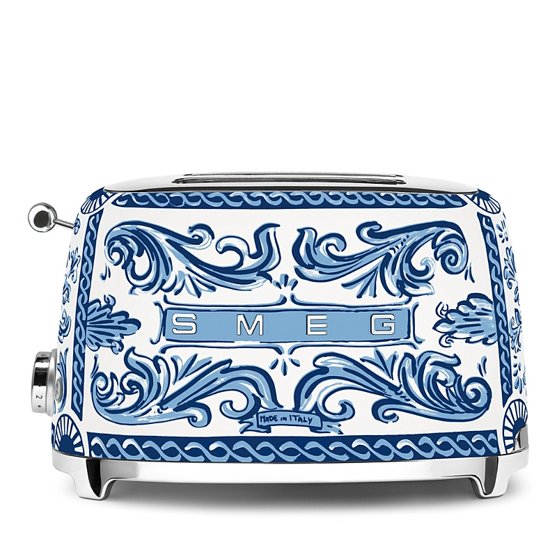 Smeg Dolce & Gabbana 50's Retro Style Aesthetic Blu Mediterraneo 2 Slice Toaster | Bloomingdale's (US)