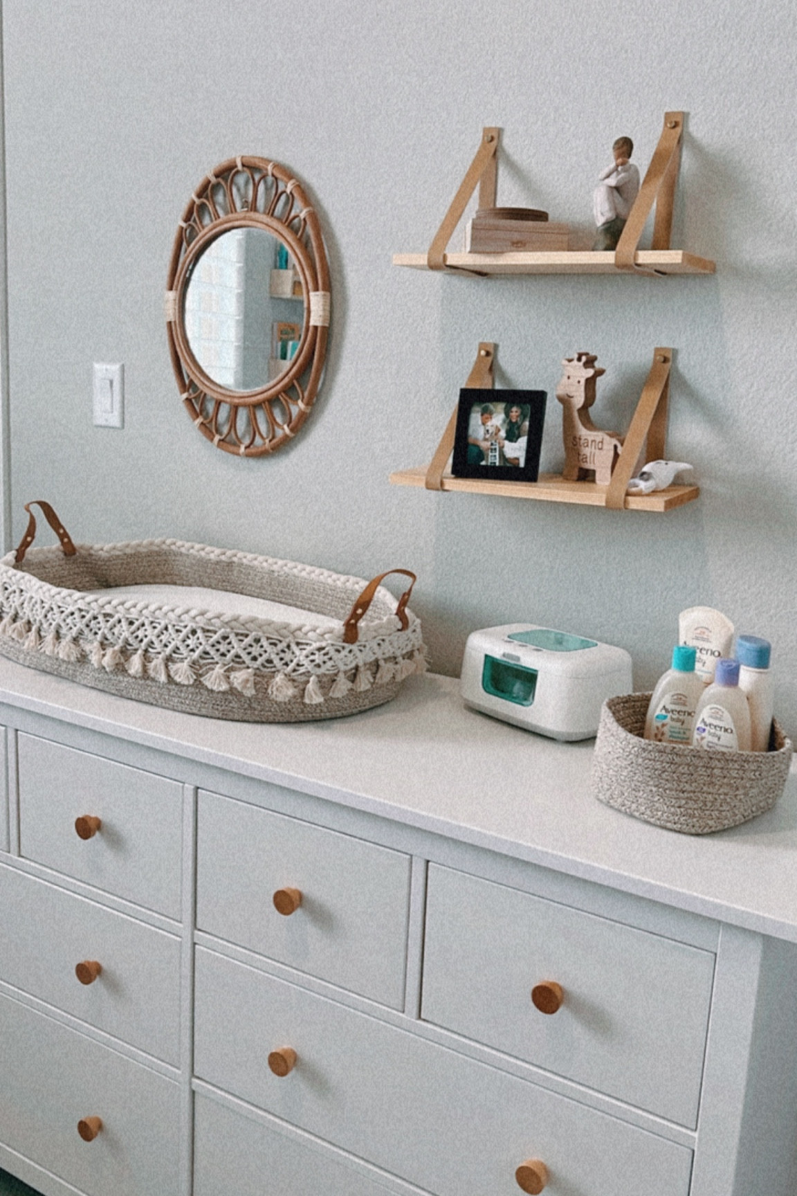 Baby decor! Linked everything. Mirror was a Marshall’s find, dresser is IKEA, I changed out the knobs  

#LTKbump #LTKbaby #LTKfamily