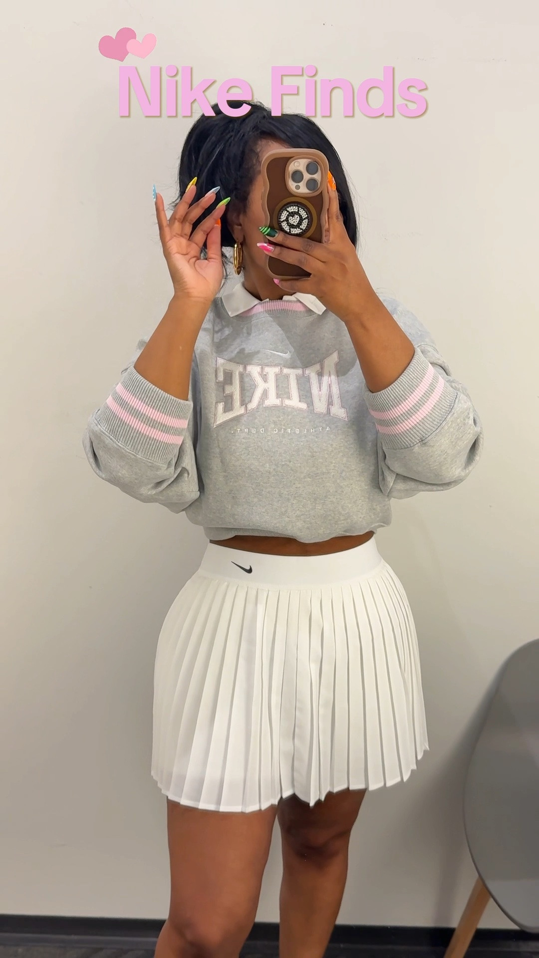 Sporty girl Vibes. Wearing a XS in the sweater and a Small in the skirt🤍

#LTKActive #LTKfitnessgoals #LTKootd