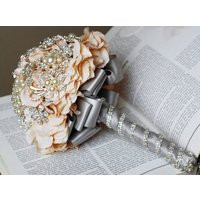 50 Rhinestone Brooch Button X Large Top Quality Pearl Crystal Wedding Bridal Bouquet Diy Kit Br999 | Etsy (US)