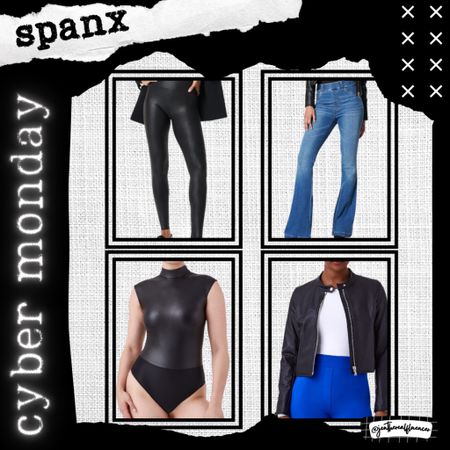 Spanx, cyber Monday, faux leather, leggings, bodysuit, moto jacket, flare jeans, sale finds 

#LTKCyberWeek #LTKfindsunder100 #LTKstyletip