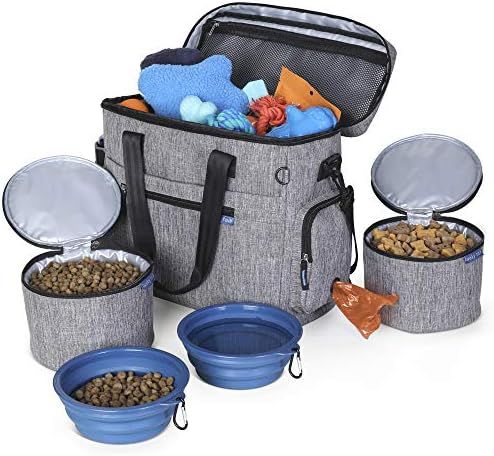 Dog Travel Bag for Supplies - Make Travel Easier with Our Dog Bag for Travel - Includes Pet Trave... | Amazon (US)