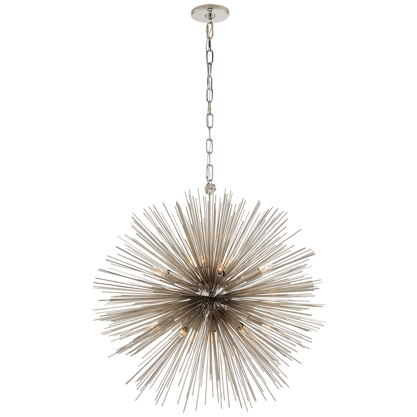 Strada Medium Round Chandelier (Open Box) | Visual Comfort