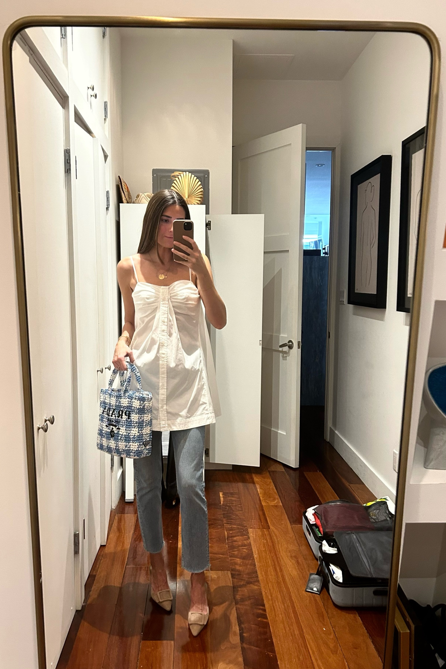 Headed to palm beach. Will be carrying this Prada raffia bag all summer! #LTK