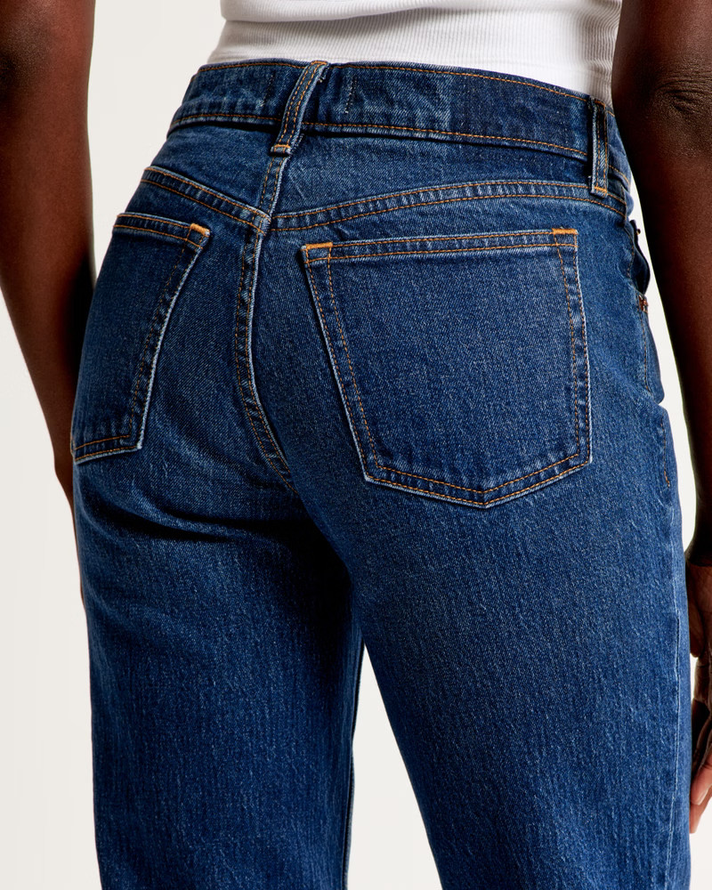 Mid Rise 90s Straight Jean | Abercrombie & Fitch (US)