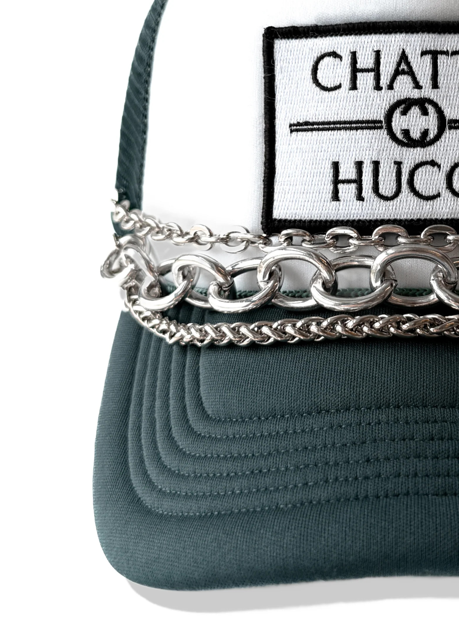TRUCKER HAT CHAINS SILVER | Shop.app