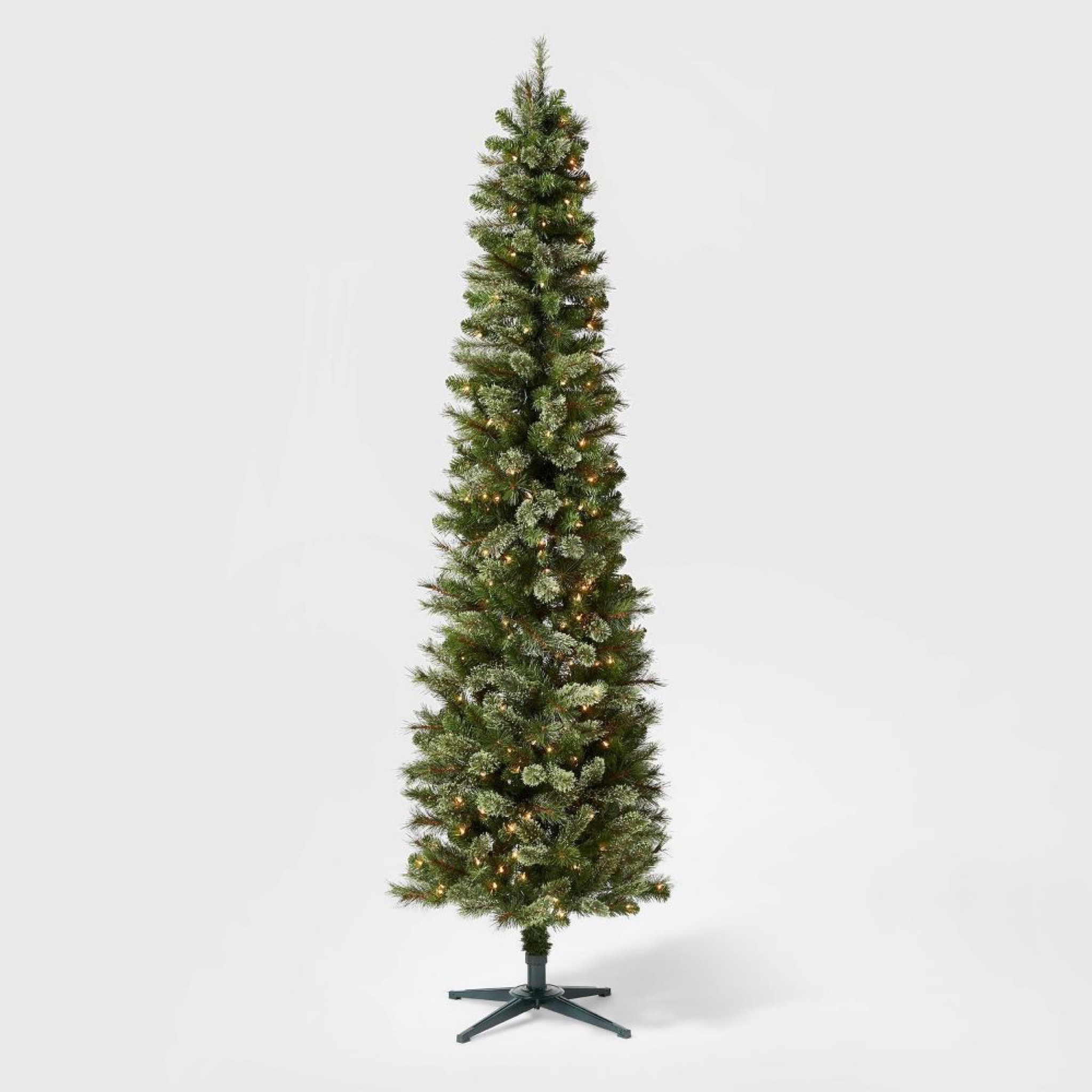 7.5’ Pre-lit pencil Christmas tree with clear lights from Target

#LTKhome #LTKHoliday #LTKSeasonal