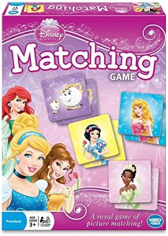 Disney Princess Matching Game by Wonder Forge | For Boys & Girls Age 3 to 5 | A Fun & Fast Disney... | Amazon (US)