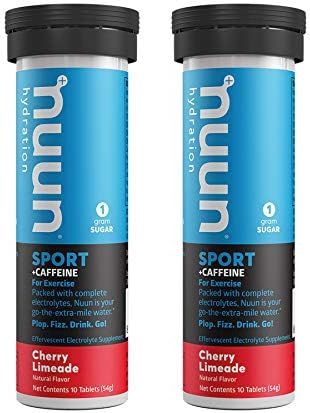 Nuun Hydration Energy Electrolyte Enhanced Drink Tablets, Cherry Limeade | Amazon (US)