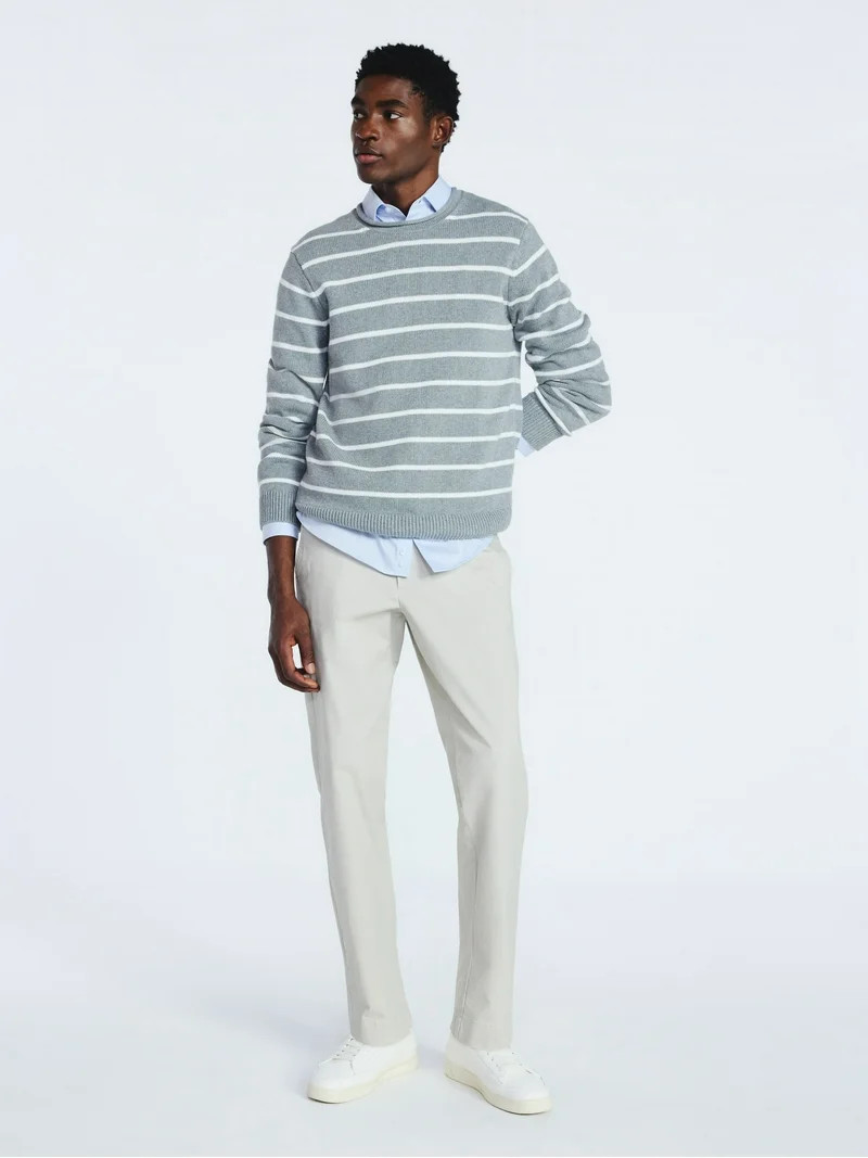 Free Assembly Men's Cotton Rollneck Sweater with Long Sleeves, Sizes S-3XL | Walmart (US)