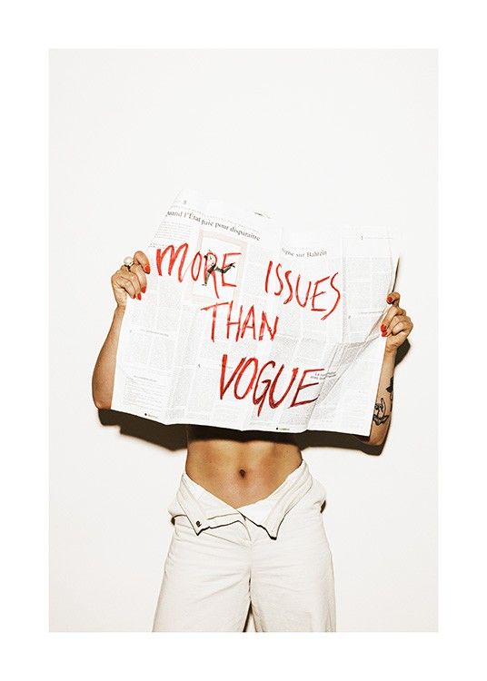 More Issues than Vogue Poster | Desenio