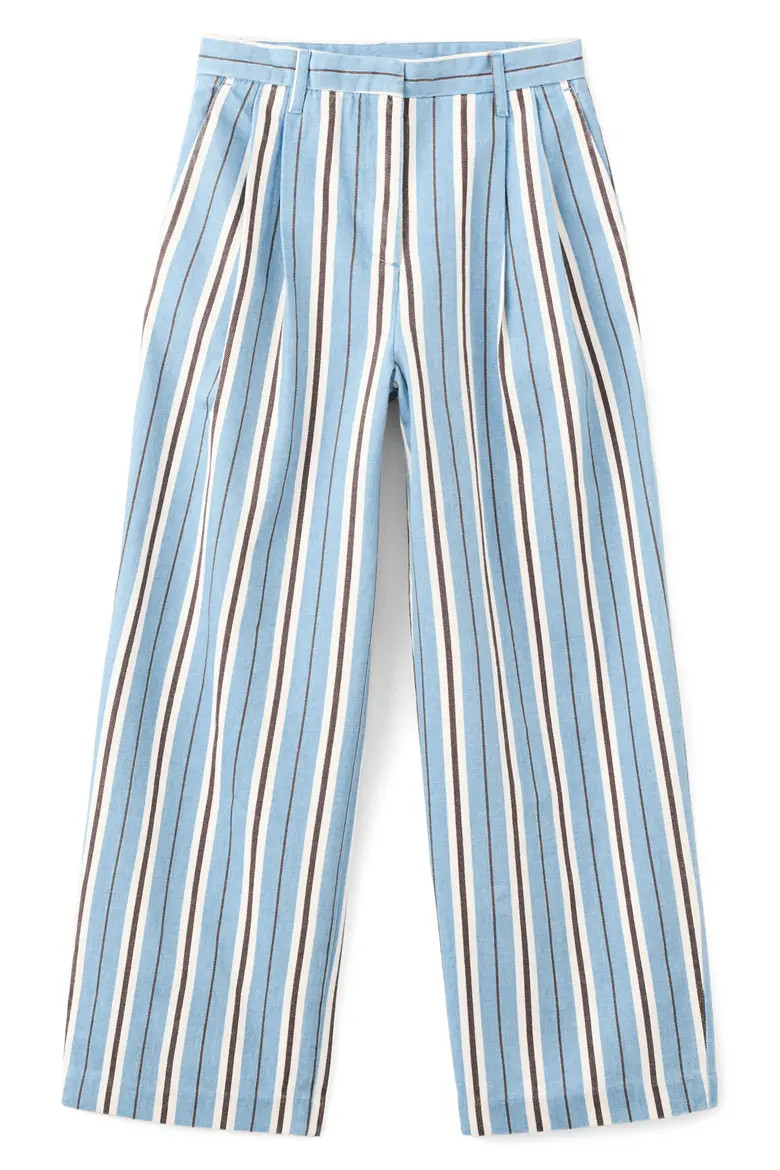 Stripe Wide Leg Pants (Women) | Nordstrom | Nordstrom