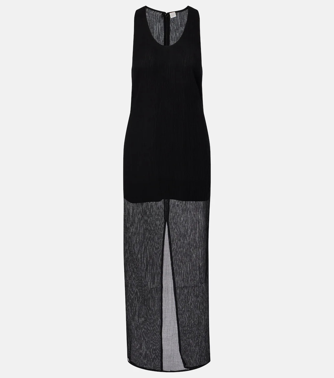 Semi-sheer cotton and silk maxi dress | Mytheresa (US/CA)