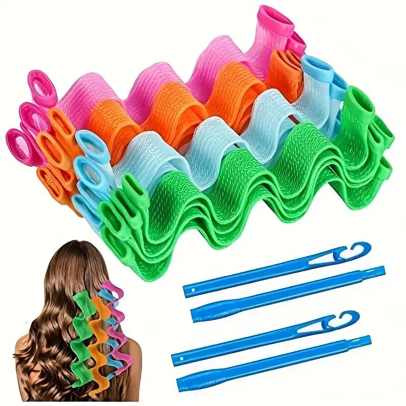 Heatless Wave Hair Curlers Formers Spiral   Hair Wave - Temu | Temu Affiliate Program