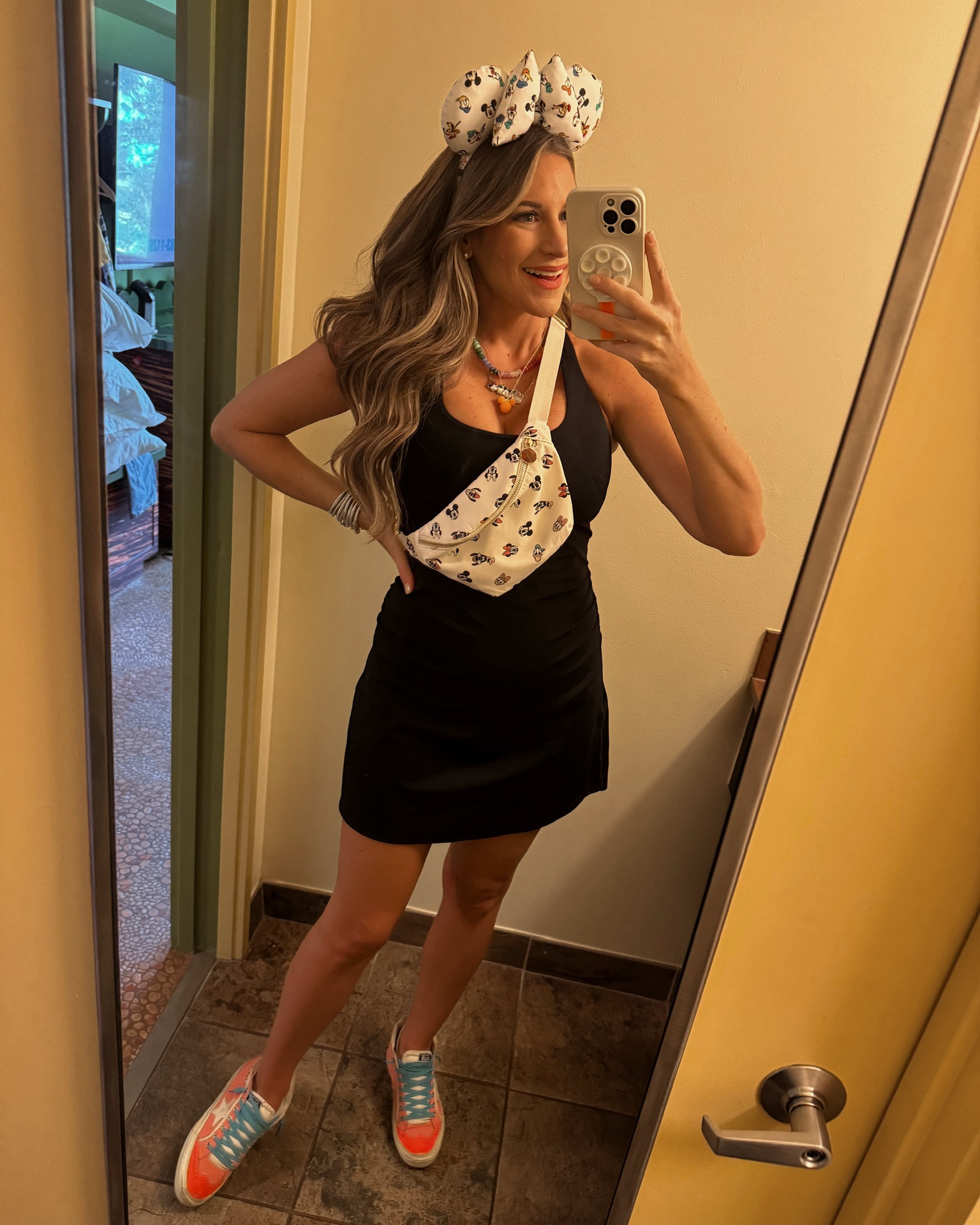 Disney small maternity tennis dress, sneakers and accessories - all fits TTS.

#LTKStyleTip #LTKBump #LTKSeasonal