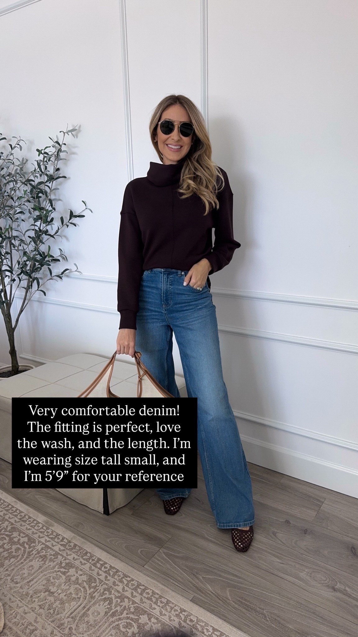 I love a good pair of jeans! The fitting is perfect, I love the wash and how comfortable it is. This sweater is also so soft, I love this deep color for fall and winter. Everything runs true to size, I’m wearing size small on top and small tall on pants, and I’m 5’9” for your reference. Don’t forget to use my code ALINEXSPANX for for 15% off first order 

#LTKSeasonal #LTKootd #LTKU