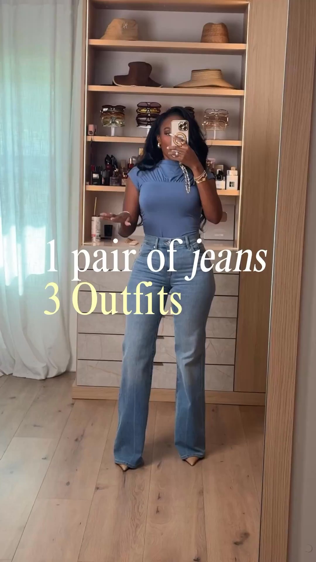 Scroll to shop! ✨ Everything from this look is linked below. 👇🏽

ONE pair of jeans, THREE outfits — because the best denim should work overtime in your closet. 👖 From polished to casual, these are the jeans you can keep reaching for when you swear you have “nothing to wear.”

jeans outfit ideas, how to style jeans, light wash jeans, straight leg jeans, denim outfit women, one piece three ways, everyday outfit ideas, casual chic style, versatile wardrobe staples, fall denim

Wearing: Size Small/4 | 5’4” | 140 lbs | 34D-27-40

Download the FREE LTK app & follow @kirasfashionfinds to shop all my daily finds.