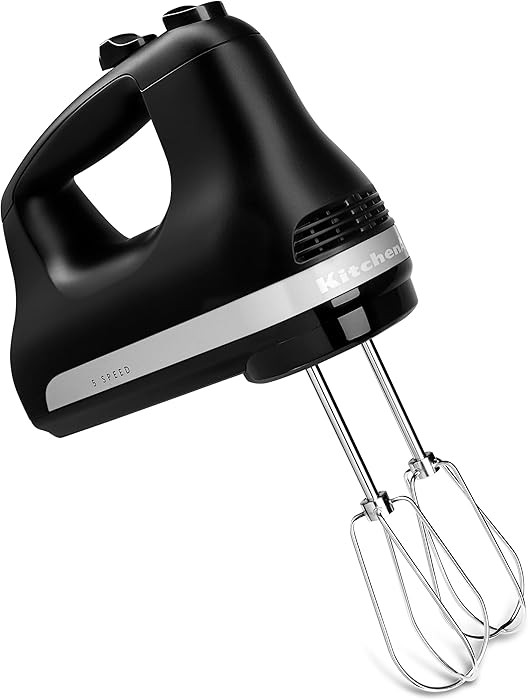 KitchenAid 5 Ultra Power Speed Hand Mixer - KHM512, Matte Black | Amazon (US)