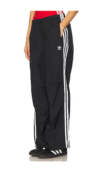3 Stripe Parachute Pant in Black | Revolve Clothing (Global)