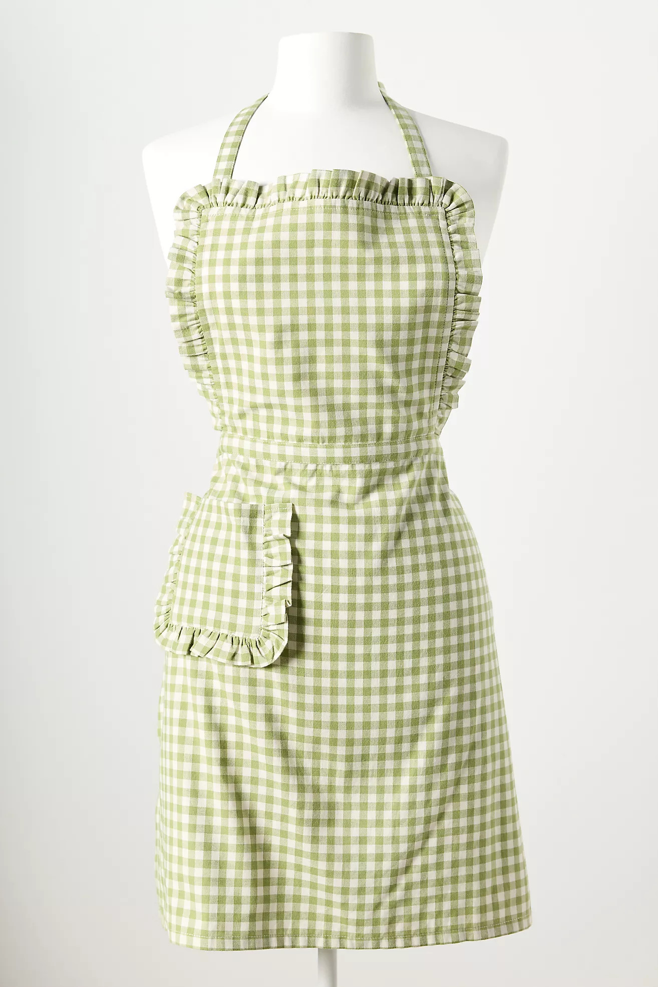Brynn Gingham Apron | Anthropologie (US)