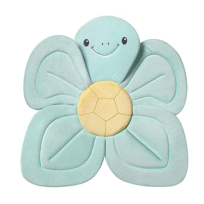 Nuby Turtle Baby Bath Cushion for Bathtub or Sink, Soft and Easy to Dry Fabric, 0-6 Months, Turqu... | Amazon (US)