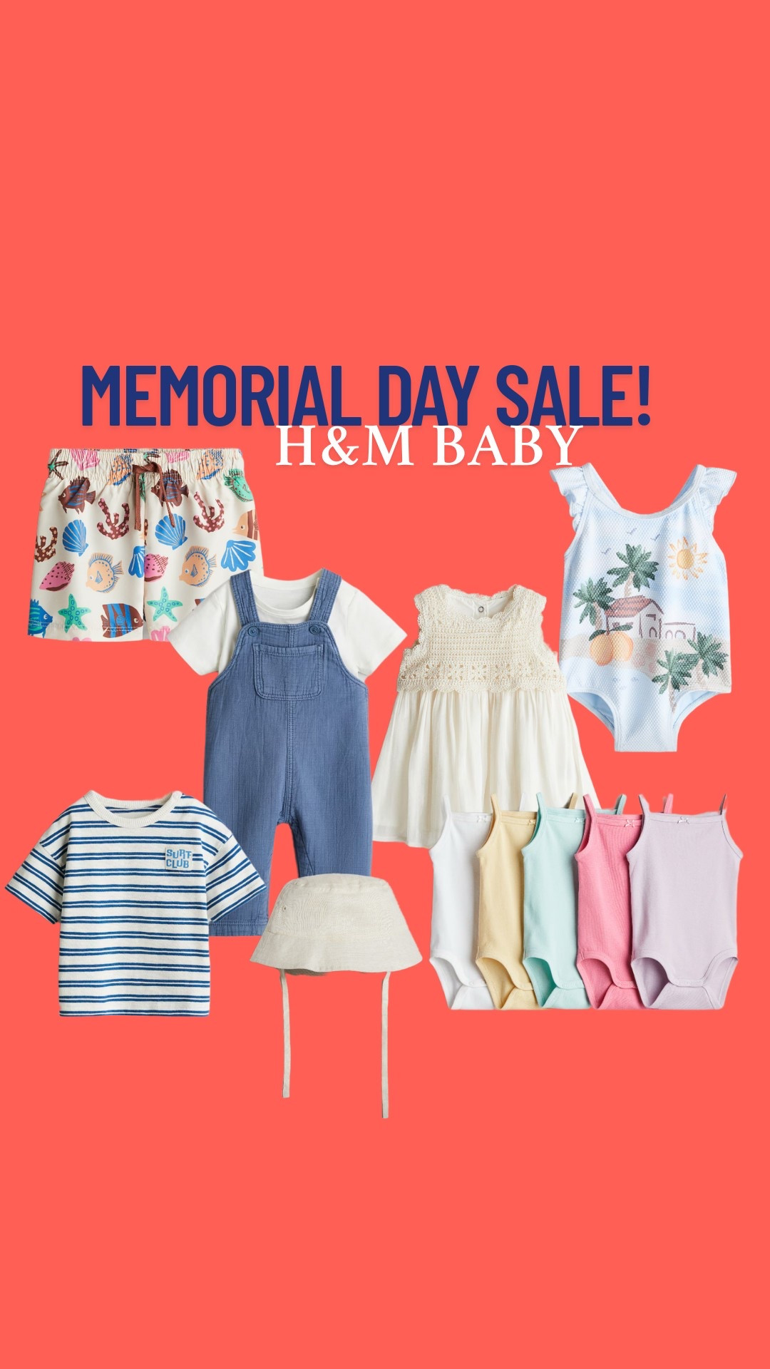 Save up to 50% on the cutest baby clothes from H&M this Memorial Day! #MemorialDaySale #H&M 

#LTKKids #LTKBaby #LTKSaleAlert
