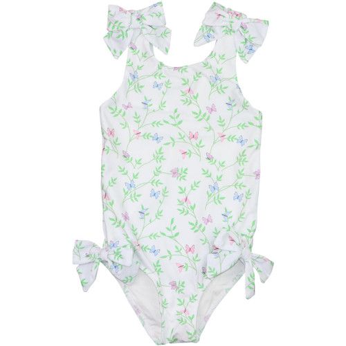 Butterfly Floral Lycra Swimsuit | Cecil and Lou