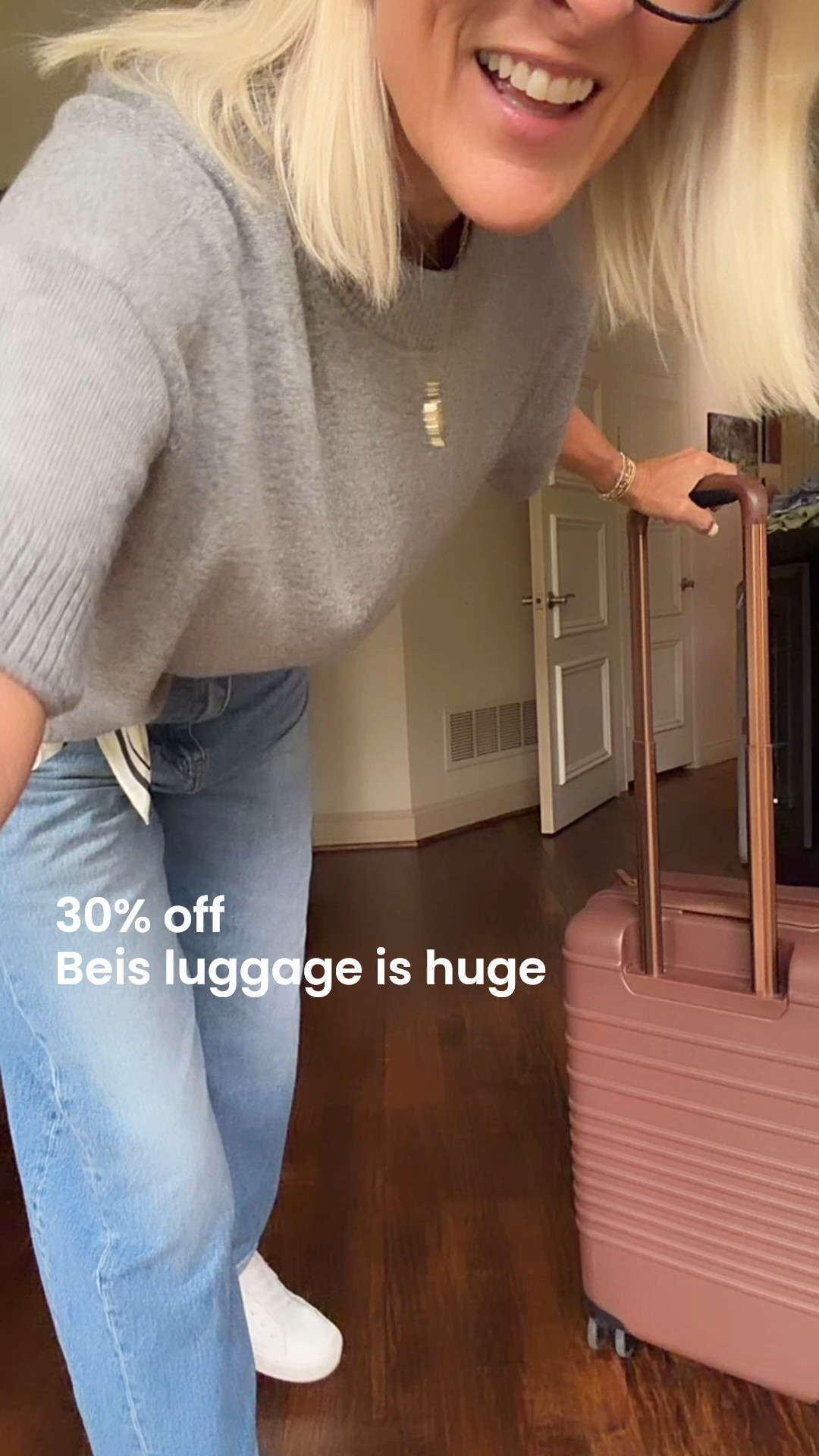 30% off is huge at @beistravel 
Looks like their checked luggage is 30% off as well.
Highly recommend this luggage. It’s been on many trips with us and held up very well, I do think it’s worth the money. If you are in a phase where you are looking to invest in great luggage now is a good time ￼￼

#LTKmomlife #LTKOver40 #LTKTravel