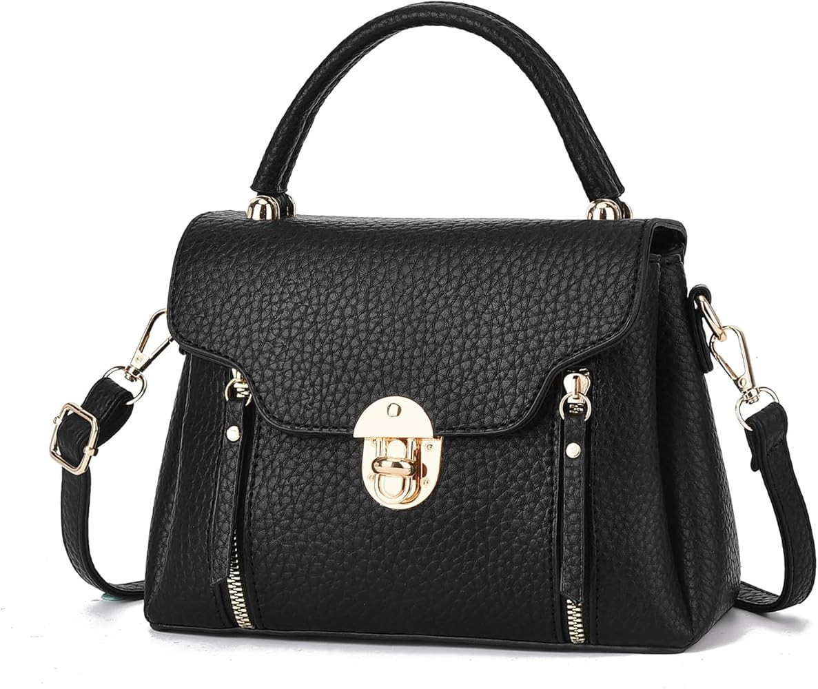 I IHAYNER Crossbody Bags for Women Fashion Vegan Leather Handbags for Women Top Handle Bags Trend... | Amazon (US)