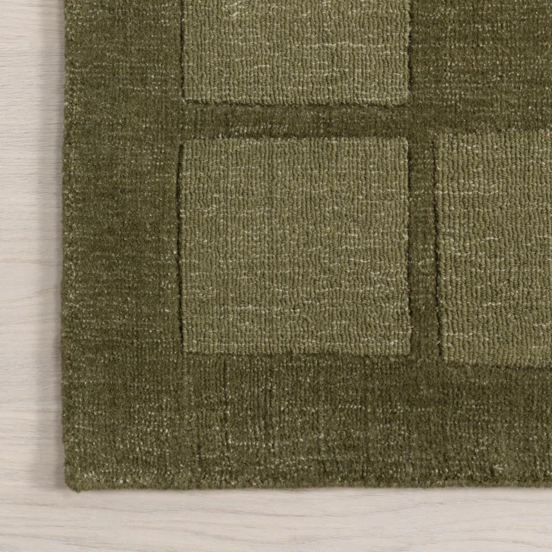 Milchan High Low Wool Blend Area Rug | Wayfair North America