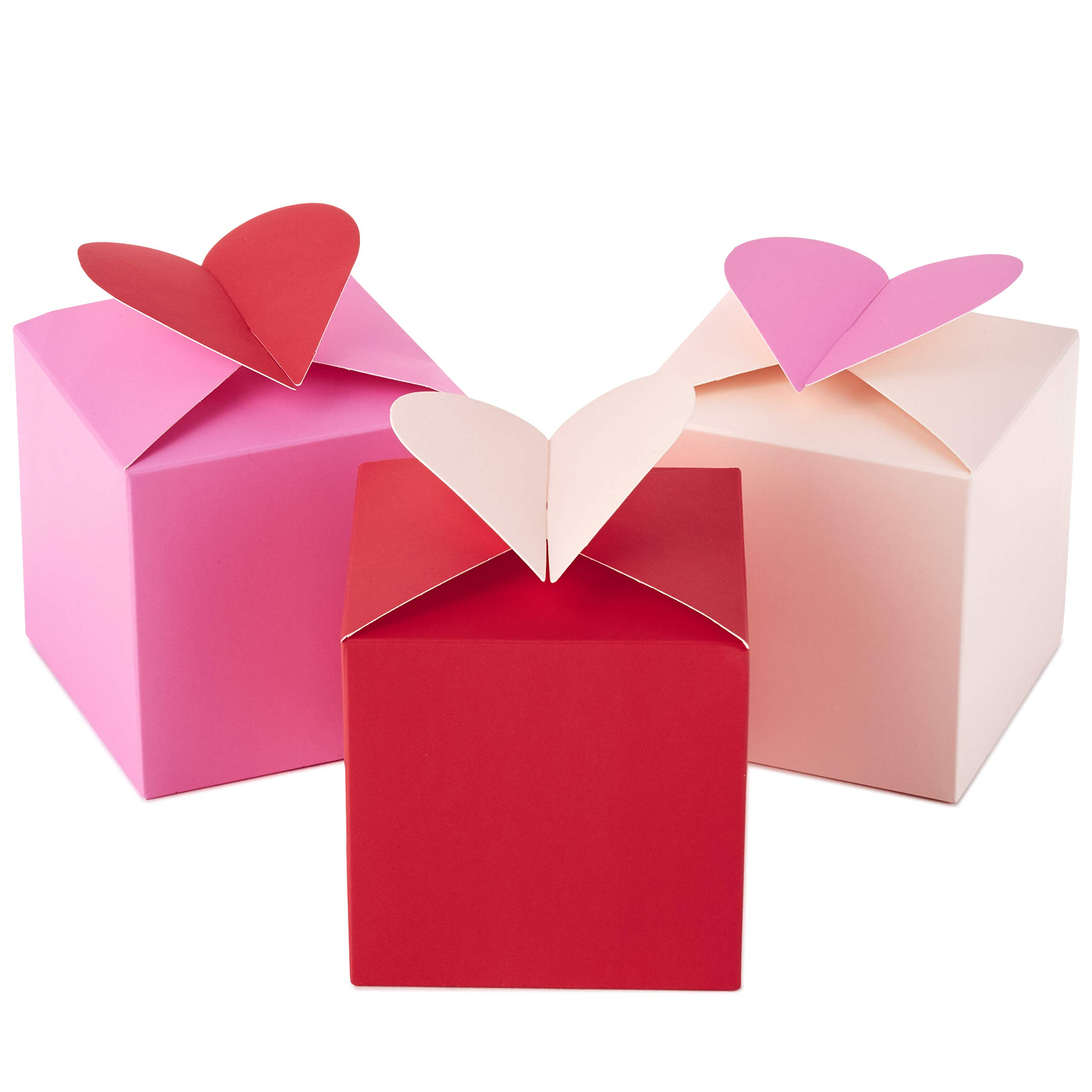 Hallmark 5JVG1928 Paper Wonder 3" Small Valentines Gift Boxes (Pack of 3; Hearts in Pink, Purple ... | Amazon (US)