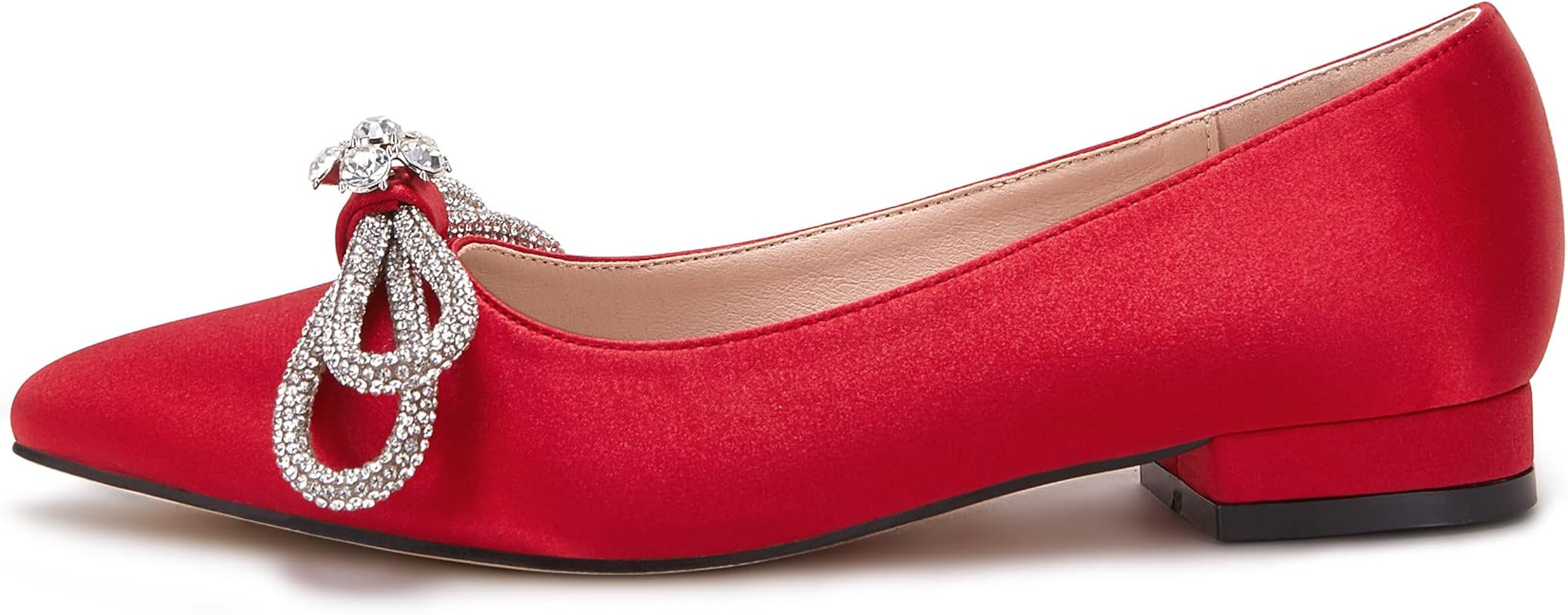 VETASTE Women's Ballet Flats Double Bow Pointed Toe Casual Comfortable Slip on Flat Ballerina Sho... | Amazon (US)