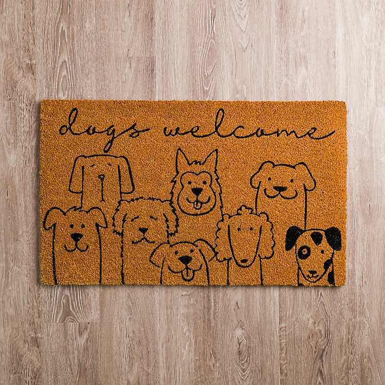 Cute Dogs Welcome Doormat | Kirkland's Home