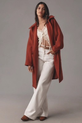 By Anthropologie Textured Knit Coatigan | Anthropologie (US)