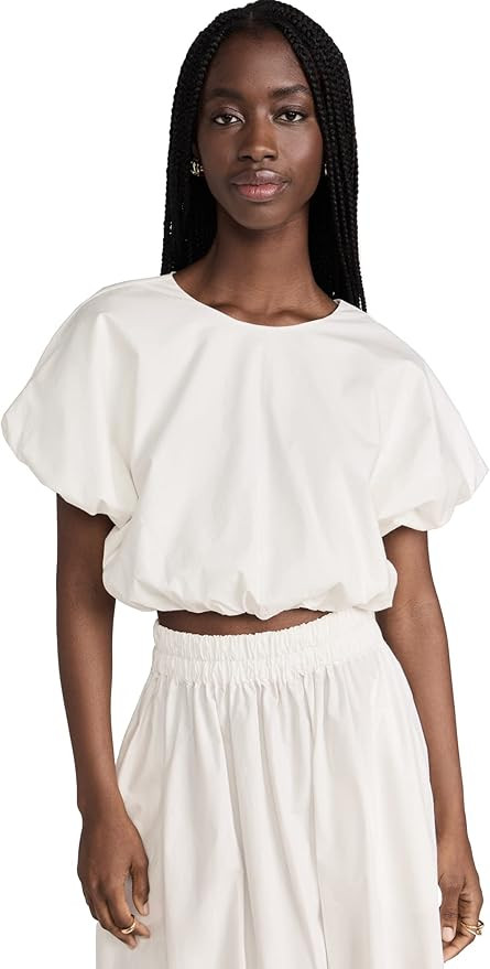 MIKOH Women's Opihi Bubble Sleeve Crop Top | Amazon (US)