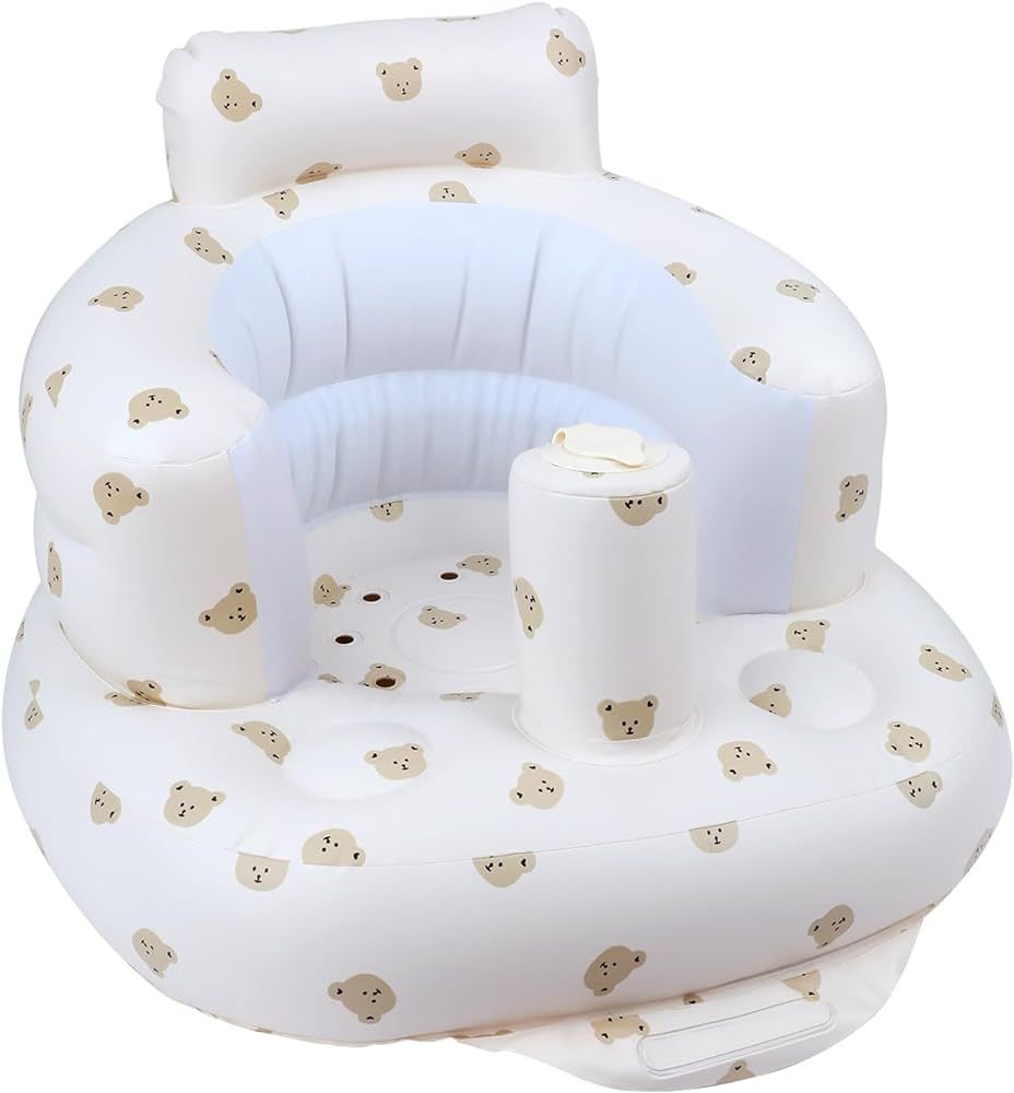EKEPE Baby Inflatable Seat with Suction Cups for Babies 3 Months & Up, Baby Floor Seats for Sitti... | Amazon (US)