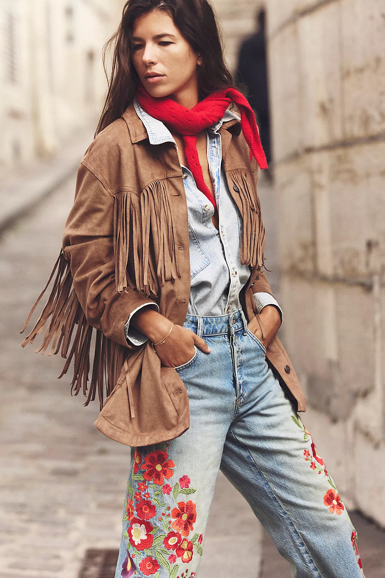 Fringe Out Vegan Suede Jacket | Free People (Global - UK&FR Excluded)