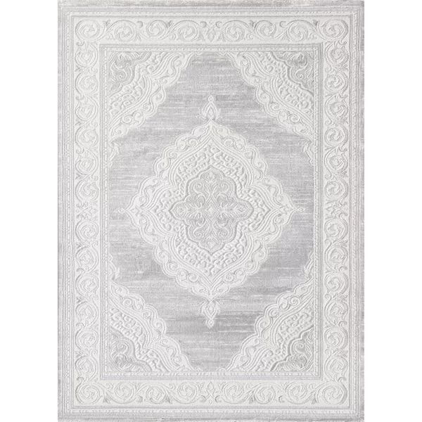 Meadowbrook Flatweave Light Grey Rug | Wayfair UK