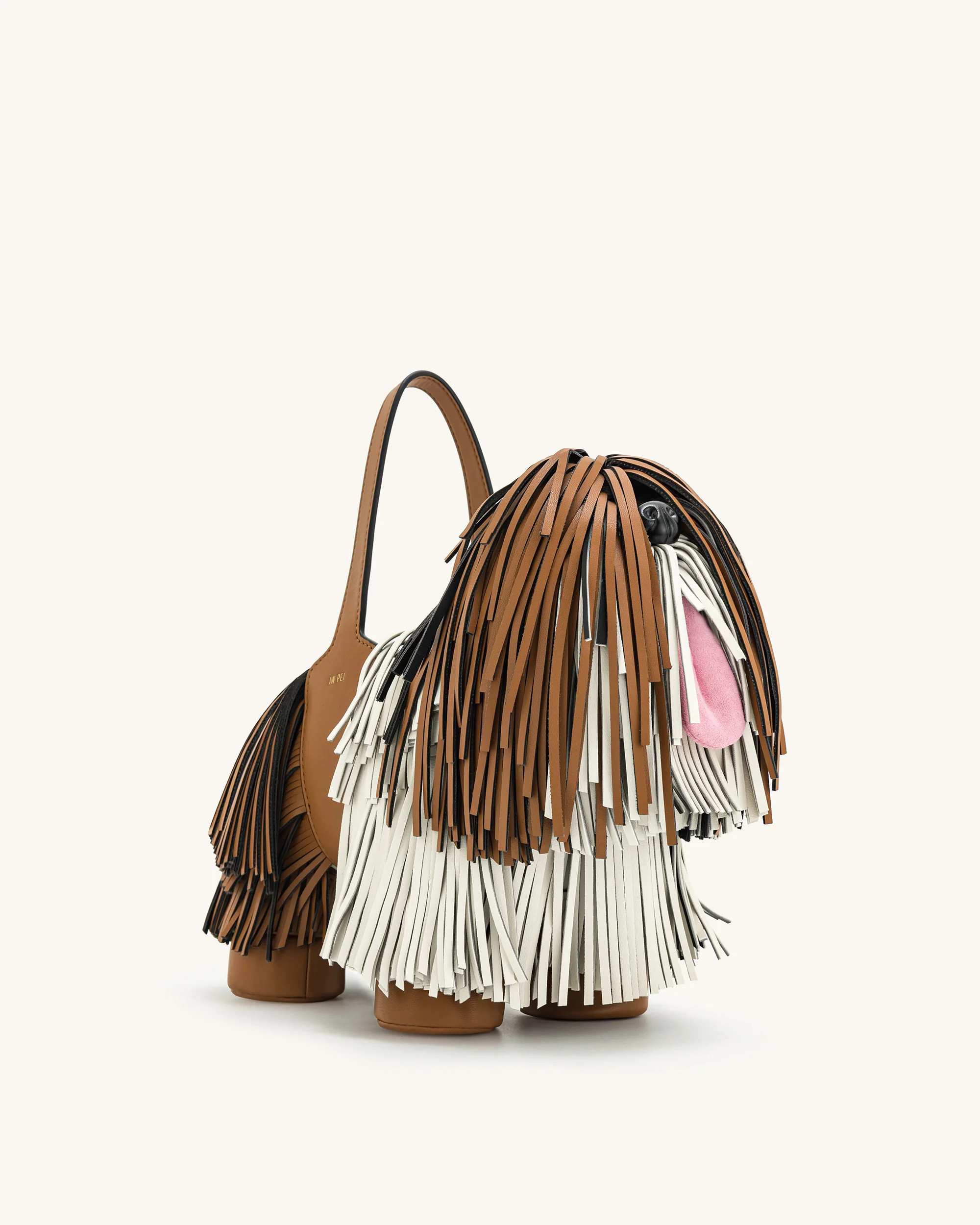 Nita Puppy Shape Handbag - Brown | JW PEI US
