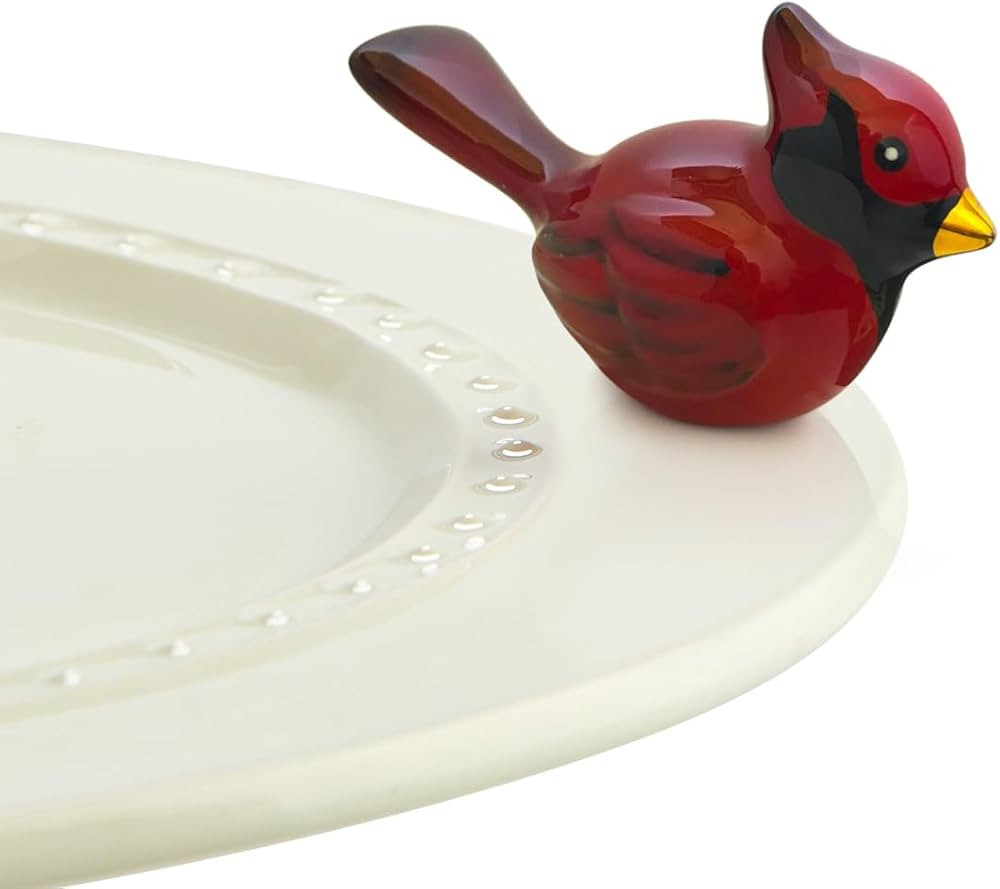 Nora Fleming Winter Songbird (Cardinal) - Hand-Painted Ceramic Christmas Decor - Winter Minis for... | Amazon (US)