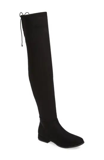 Women's Chinese Laundry Rashelle Over The Knee Stretch Boot, Size 5.5 M - Black | Nordstrom