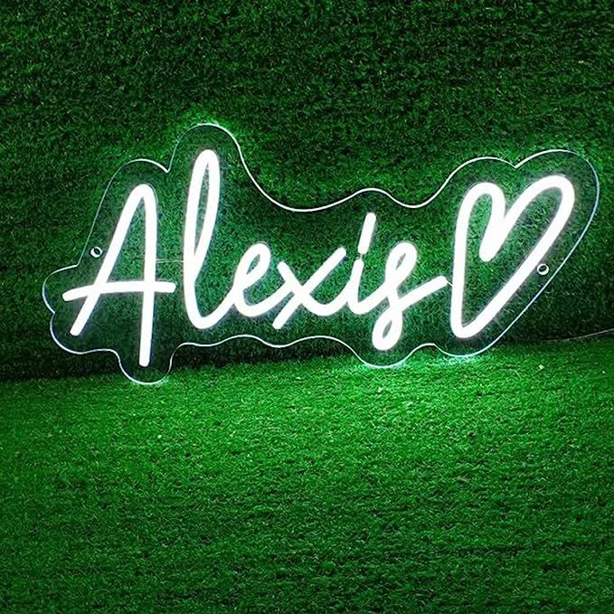 Custom Neon Signs, YSMNDE Personalized LED Neon Name Logo Neon Light, Dimmable Neon Sign for Home... | Amazon (US)