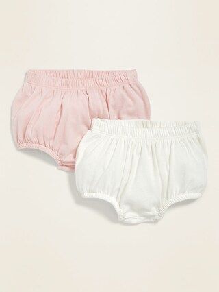 Unisex Jersey Ruffle-Back Bloomers 2-Pack for Baby | Old Navy (US)