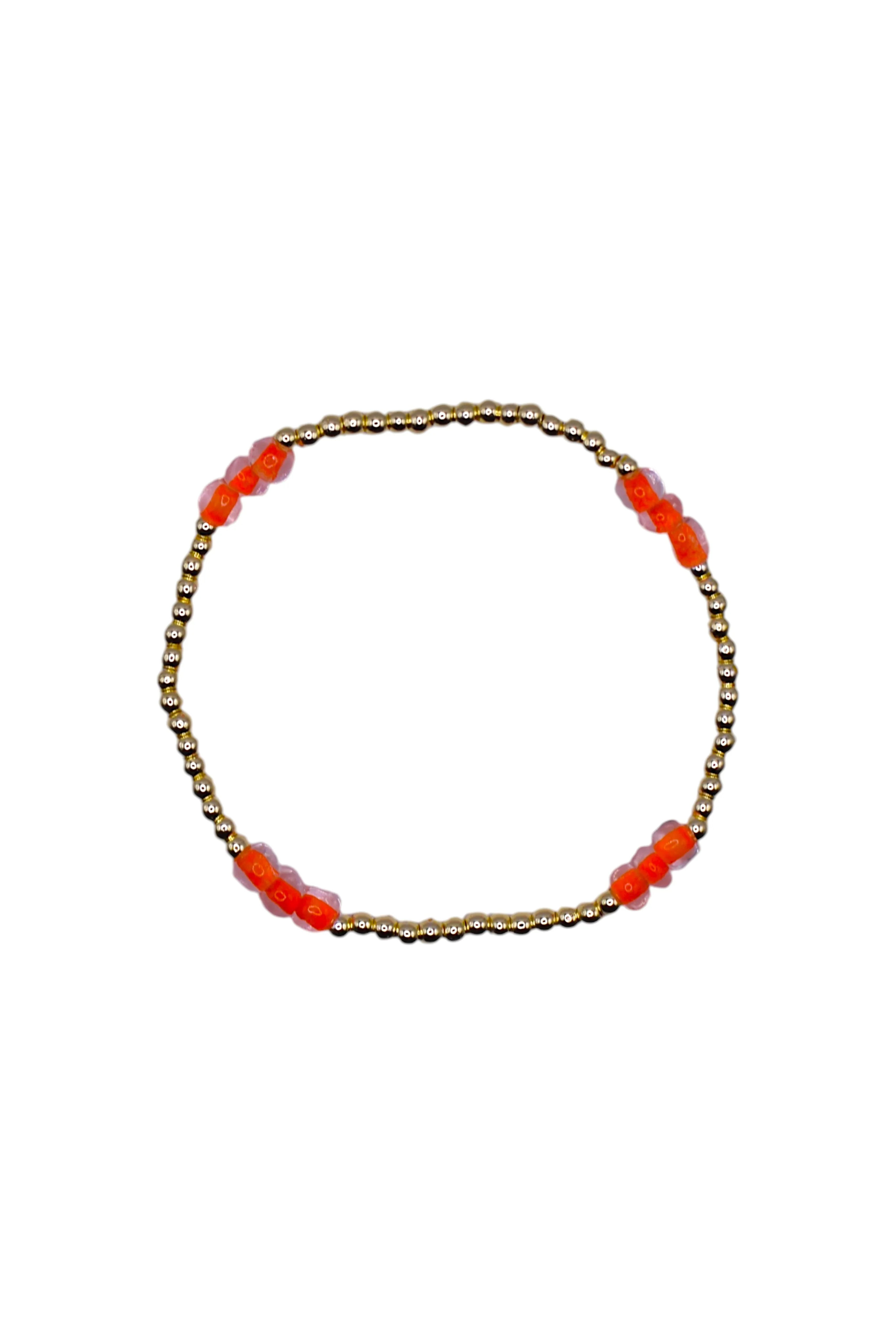 The Birdie- Orange | Cocos Beads and Co