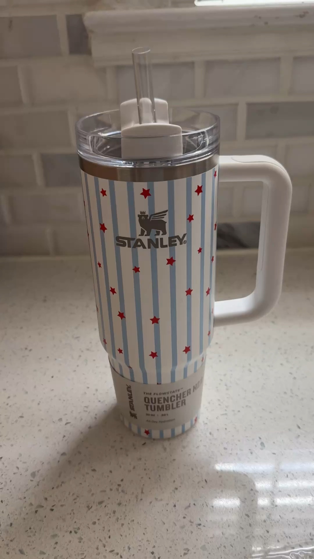 Found the cutest patriotic Stanley Cup from Target 🇺🇸⭐️ This blue striped and red star Stanley Quencher is such a fun summer accessory for Memorial Day, Fourth of July, beach days, and everyday hydration.
 
TComes in more patriotic colors and a feminine pink one 
⭐️🇺🇸⭐️
Perfect for summer errands, pool days, road trips, and keeping hydrated in style

Save this Target find for your next Stanley Cup obsession 
❤️🤍🩵
P.s.
This one is 30oz

#LTKfitnessgoals #LTKActive #LTKSeasonal