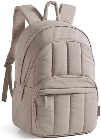BAGSMART Womens Backpack Small Travel Laptop Backpack for Women, Quilted College Laptop Bookbag, ... | Amazon (US)