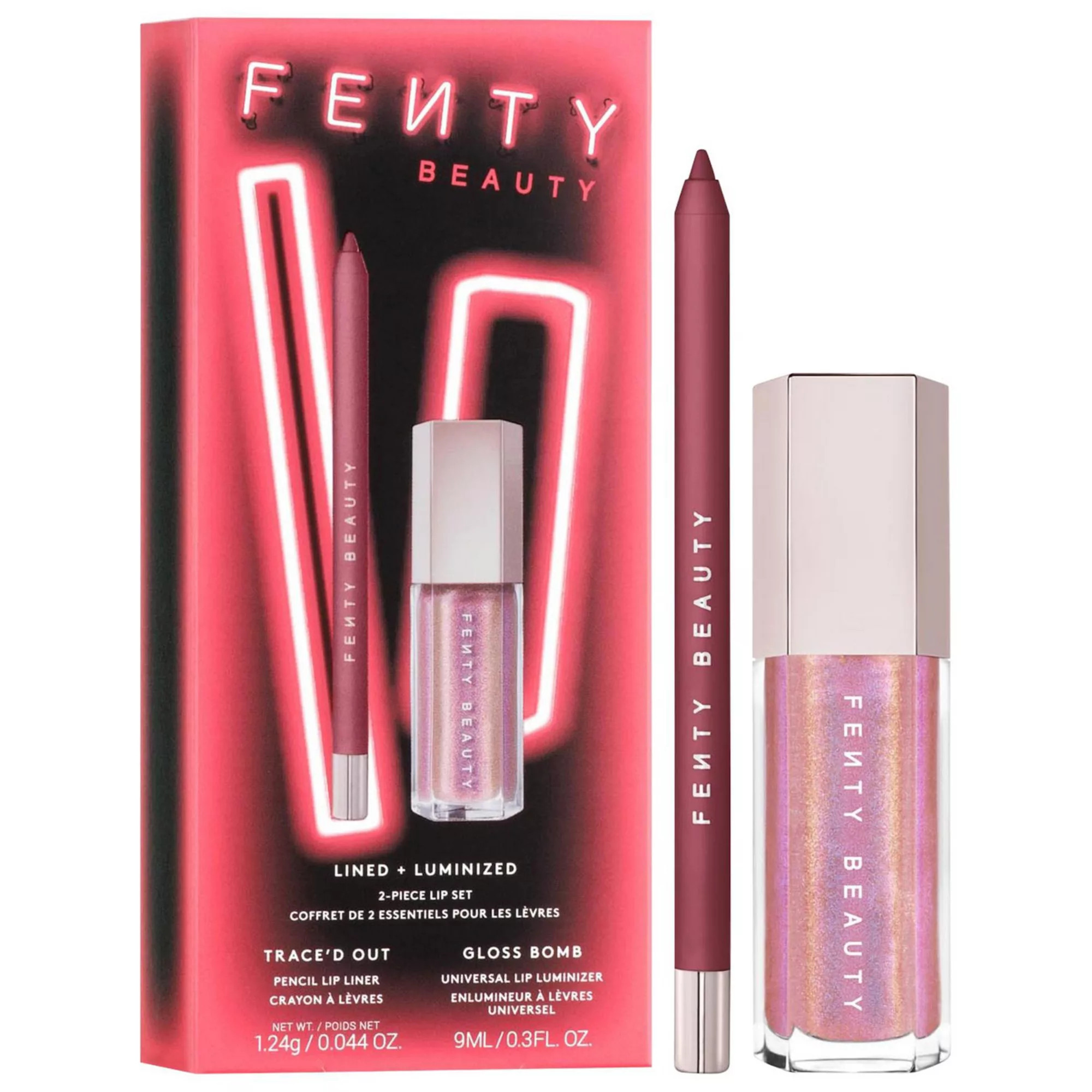FENTY BEAUTY by Rihanna Lined + Luminized 2-Piece Lip Set | Kohl's